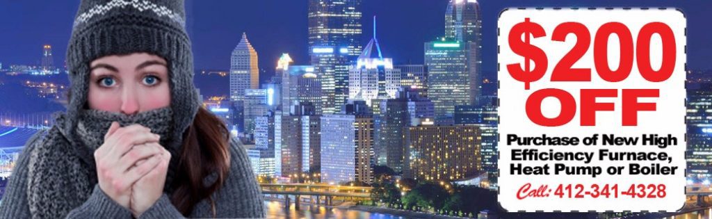 $200 OFF Purchase Of New High Efficiency Furnace, Heat Pump or Boiler